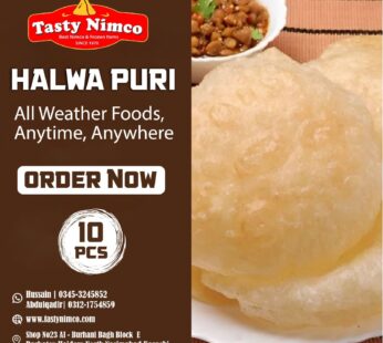 Frozen Halwa Puri PCS (Per Box 10)