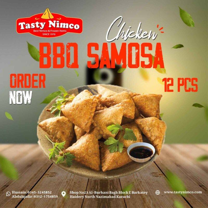 frozen chicken BBQ samosa