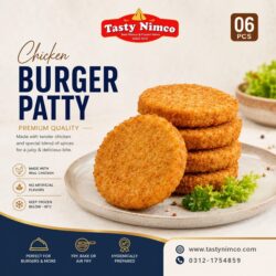 Chicken Burger Patty  (06 Pcs)