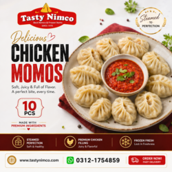 Chicken Momos (10 Pcs)