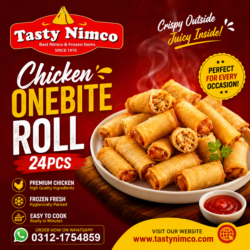 Chicken Onebite Rolls PCS (Per Box 24)