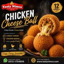 Frozen Chicken Cheese Balls (Per Box 12 Pcs) - Image 2