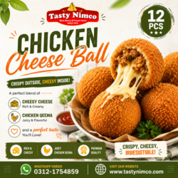 Frozen Chicken Cheese Balls (Per Box 12 Pcs)