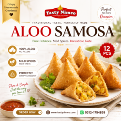 Frozen Aloo Samosa PCS (Per Box 12)