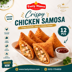 Crispy Chicken Samosa PCS (Per Box 12)