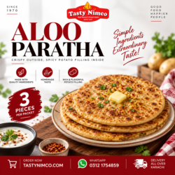 Aloo Paratha – 03 Pcs