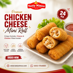 CHICKEN CHEESE MINI ROLL