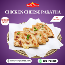 Chicken Cheese Paratha (3 Parathas) - Image 2