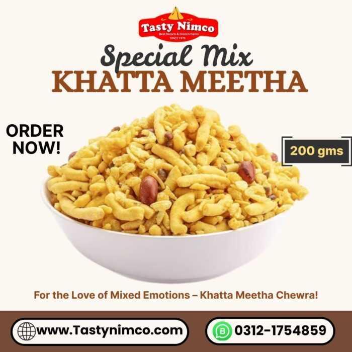 Khatta Meetha Nimco – Sweet & Spicy Snack Mix - Image 1