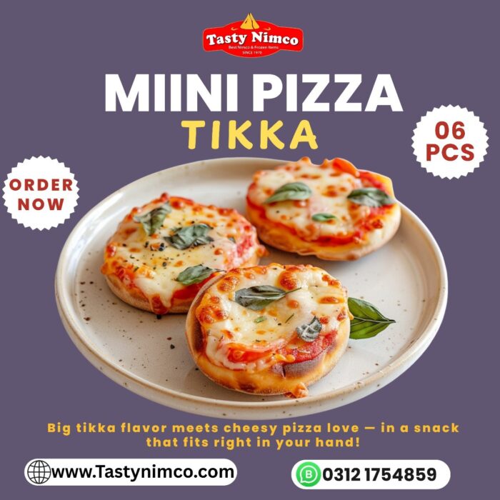 Frozen Tikka Mini Pizza in Karachi – Ready in Minutes | Tasty Nimco - Image 1