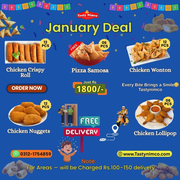 Tasty Nimco January Special Deal – Crispy & Juicy Chicken Combo - Image 1