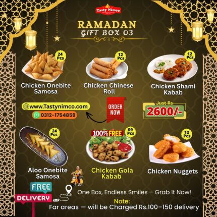 Ramadan Gift Box 03 – Premium Frozen Iftar Deal | Tasty Nimco Karachi