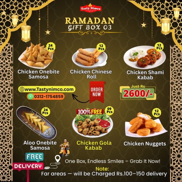 Ramadan Gift Box 03 – Premium Frozen Iftar Deal | Tasty Nimco Karachi - Image 1
