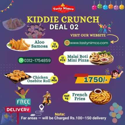 Kiddie Crunch Deal 02 – Kids Snack Combo with Fries in Karachi | Tasty Nimco