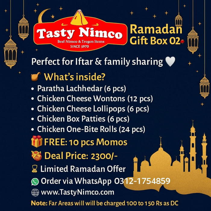 Ramadan Gift Box 02 – Complete Iftar Snack Combo | Free Delivery | Tasty Nimco - Image 2