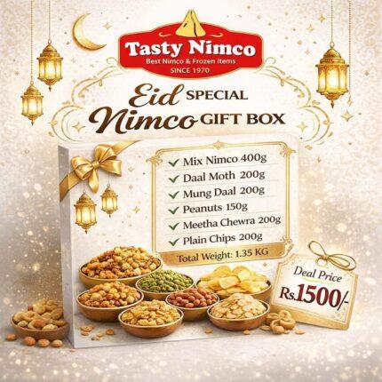 Best Nimco Gift Box in Karachi – Eid Special | Tasty Nimco 100 grams Coin Papri Free
