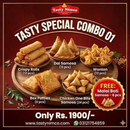 Tasty Special Combo 01 – Best Frozen Snack Deal in Karachi