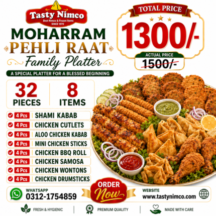MOHARRAM PEHLI RAAT FAMILY PLATTER (1300)
